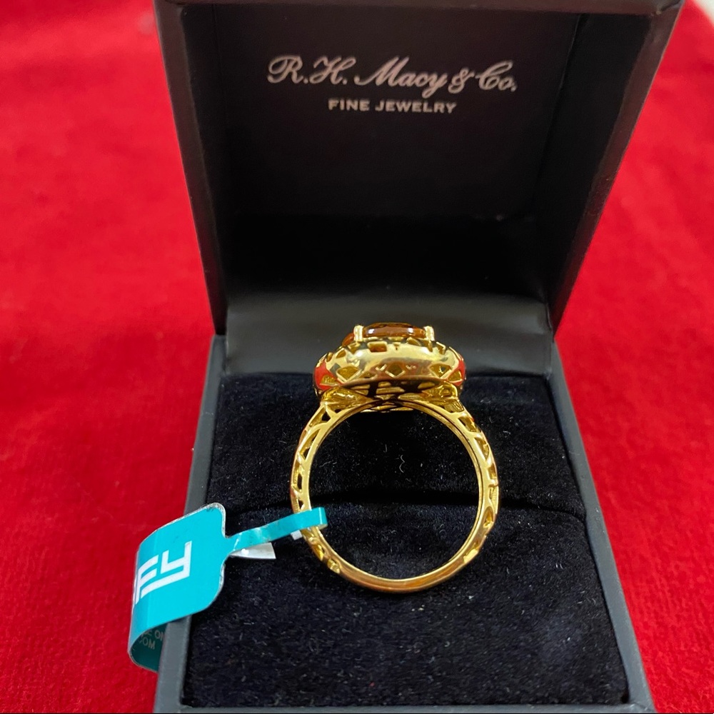 Effy Citrine Oval Statement Ring - image 5